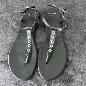 Closet Clean Out Sale!!!!  Cole Haan Effie Leather Sandal in Black Size 9.5